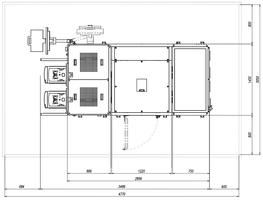 Park NX-Wafer 300 mm installation layout