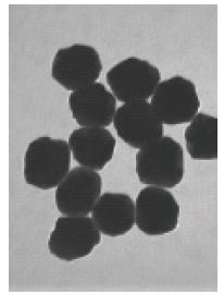 Gold nanoparticles.