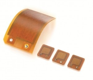 Different sizes of DuraAct flexible patch transducers. (Image: PI Ceramic)