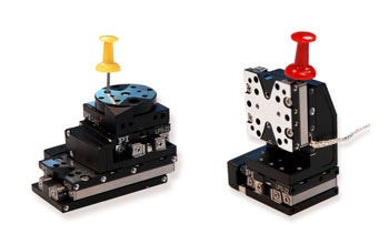 Q-motion miniature linear and rotary stages are available in single or multi-axis combinations. Their operating principle is based on the piezo inertia (stick-slip) effect.