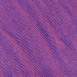 Magnetic force microscopy of thin permalloy film with stripe domains. Scan size: 30 x 30 µm2.
