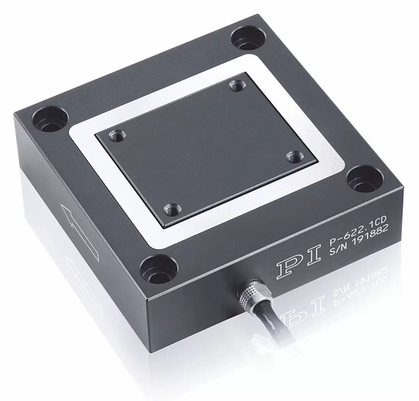 The P-620 to P-629 piezo flexure nanopositioning stage family is based on a similar flexure guidance design as the P-725 and provides travel up to 1.8 mm. Capacitive feedback is integrated for nanometer precise, closed-loop position control.