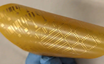 Fabricating Gold Electrodes on Flexible Polyimide Films