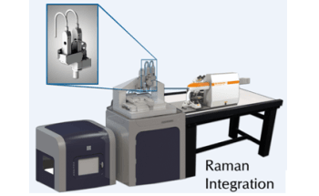 Simultaneous Raman Spectroscopy and Nanomechanical Testing from Hysitron