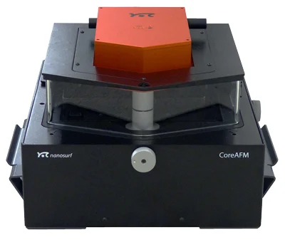 A closed scanner compartment features acoustic and air current isolation, while sample stage positioners still allow you to adjust your sample.