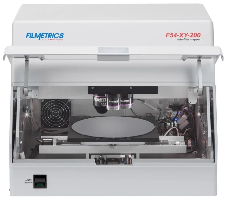 Filmetrics F54-XY-200 film thickness measurement tool.