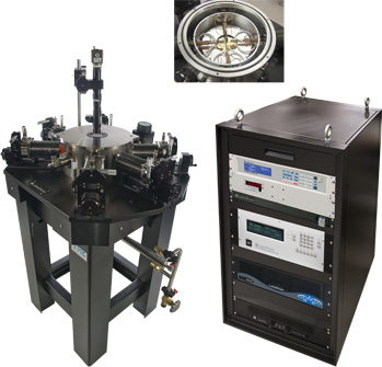 Cryogenic Probe Station with Vertical Field Superconducting Magnet - Lake Shore Cryotronics Model CPX-VF