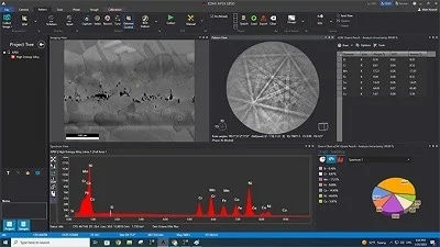 Electron Backscatter Diffraction (EBSD) EDAX APEX™ Software