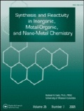 Synthesis and Reactivity in Inorganic, Metal-Organic, and Nano-Metal Chemistry: Taylor & Francis Publishing
