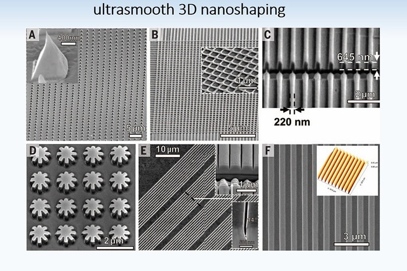 Gary Cheng, professor in Purdue University’s School of Industrial Engineering, has developed several patented laser techniques, including a nanomanufacturing platform to achieve ultrafine-scale, 3D manipulation of metals and nanomaterials. (Image provided by Gary Cheng)