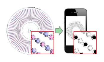 New Visual Readout Method Enables Cell-Phone Camera to Quantify Single Nucleic-Acid Molecules