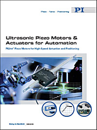 Ultrasonic Linear Piezo Motor Actuators for Automation