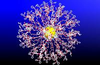 Taxol Bristle Ball, A Tiny Gold Sphere Loaded With Cancer Killing Drugs