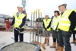 UK Science Minister Pours Concrete for National Graphene Institute at University of Manchester