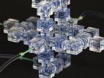 3-D Microfluidic System Built with LEGO-Like Modular Components