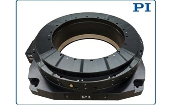 New Custom Rotary Stages with Large Aperture Based on Air Bearings